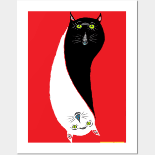 Tail Cats. Posters and Art